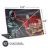 DC Comics Batman The Dark Knight Comic Art in Gotham City Universal Laptop 12in (9.8 x 6.8in) Skin